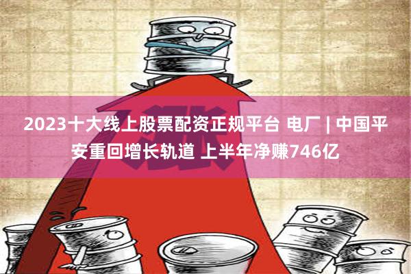 2023十大线上股票配资正规平台 电厂 | 中国平安重回增长