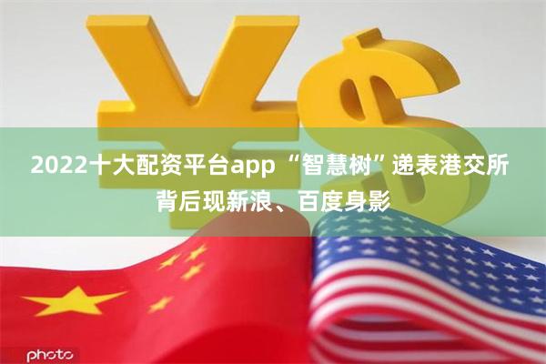 2022十大配资平台app “智慧树”递表港交所 背后现新浪、百度身影