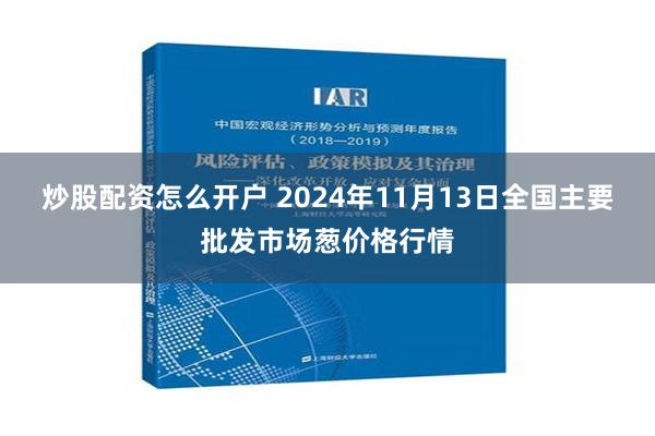 炒股配资怎么开户 2024年11月13日全国主要批发市场葱价